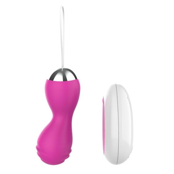Huevo Vibrador Con Control Remoto Usb Rosa - Imagen 2