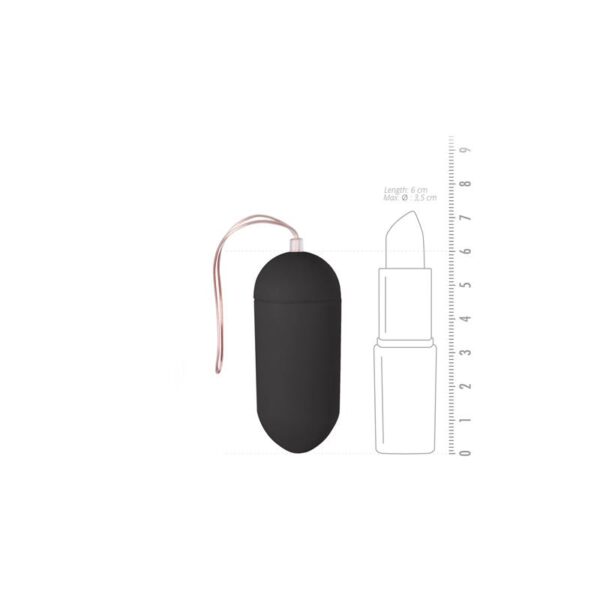 Huevo Vibrador Control Remoto 10 Funciones Negro - Imagen 5