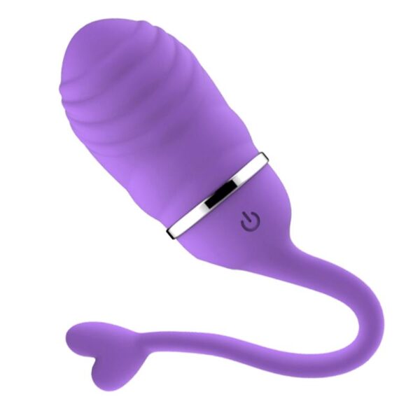 Huevo Vibrador Control Remoto Odise Usb Silicona Púrpura - Imagen 4