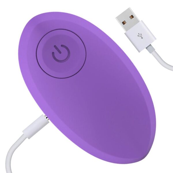 Huevo Vibrador Control Remoto Odise Usb Silicona Púrpura - Imagen 5