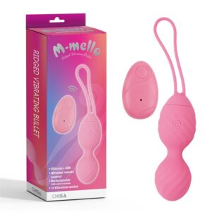 Huevo Vibrador Control Remoto Ridged Usb Silicona 7.4