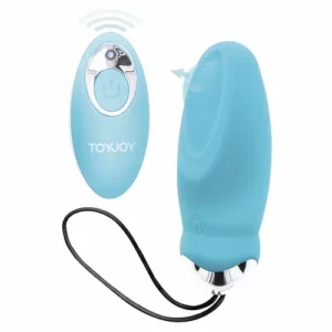 TOYJOY - HAPPINESS IM SO EGGCITED VIBRADOR BALA CON CONTROL REMOTO AZUL