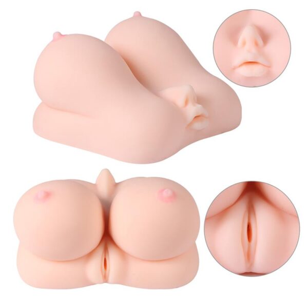 Jalome Masturbador 3 En 1 Vagina. Boca Y Pecho - Imagen 3