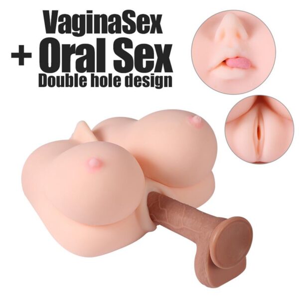 Jalome Masturbador 3 En 1 Vagina. Boca Y Pecho - Imagen 6