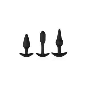Kit DE 3 Plugs Silicona  Negro