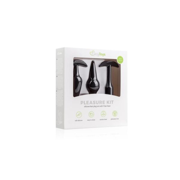 Kit DE 3 Plugs Silicona  Negro - Imagen 8