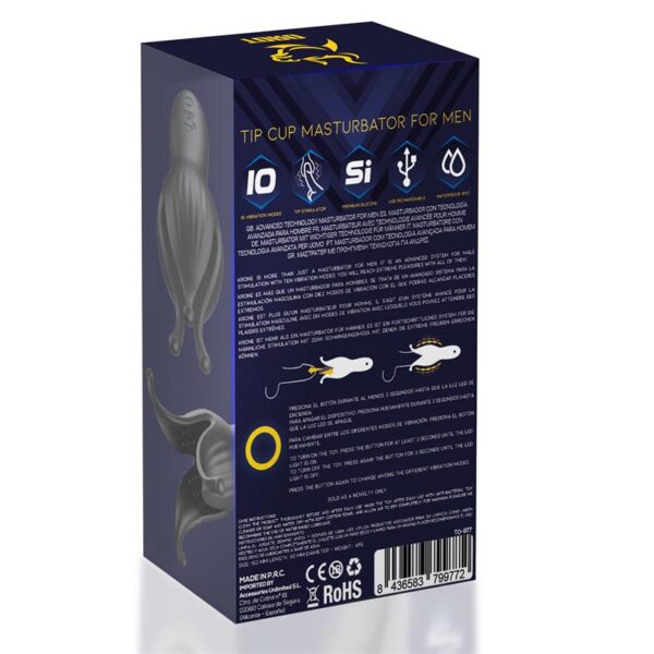 Krone Copa Masturbadora Para El Pene Silicona Usb - Imagen 7