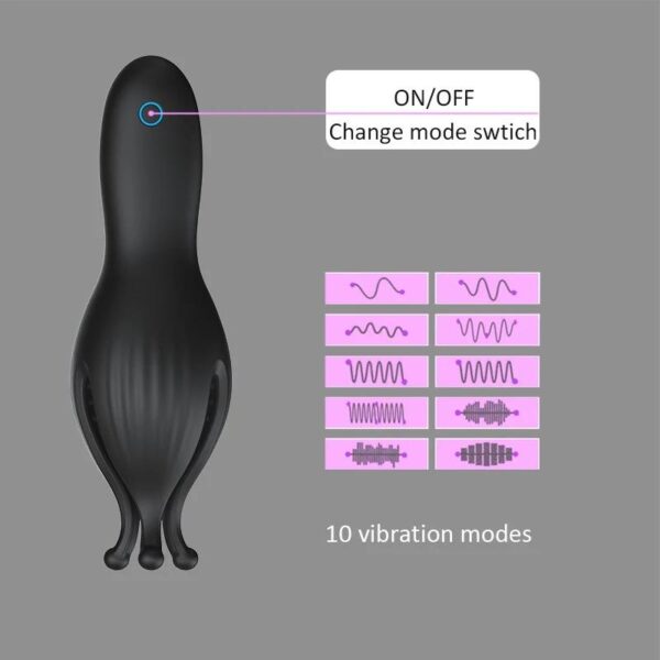 Krone Copa Masturbadora Para El Pene Silicona Usb - Imagen 8