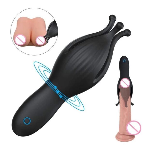 Krone Copa Masturbadora Para El Pene Silicona Usb - Imagen 9