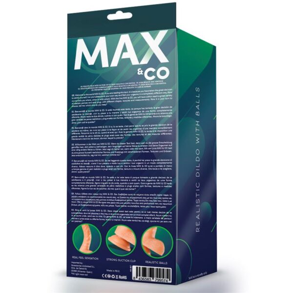 Kurt Dildo Realista Con Testículos Natural 9.4 – 24 Cm - Imagen 3
