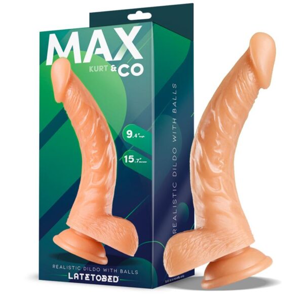 Kurt Dildo Realista Con Testículos Natural 9.4 – 24 Cm