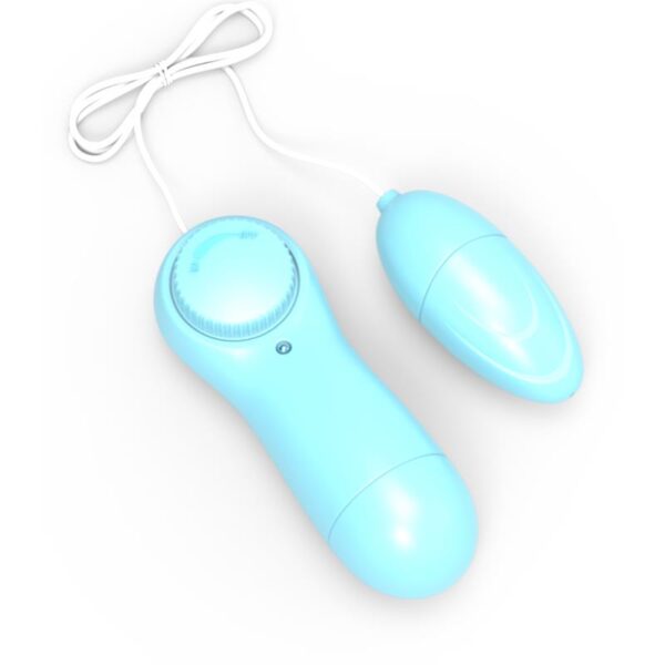 Laase Huevo Vibrador Multi Vibración Control Remoto Cyan - Imagen 4