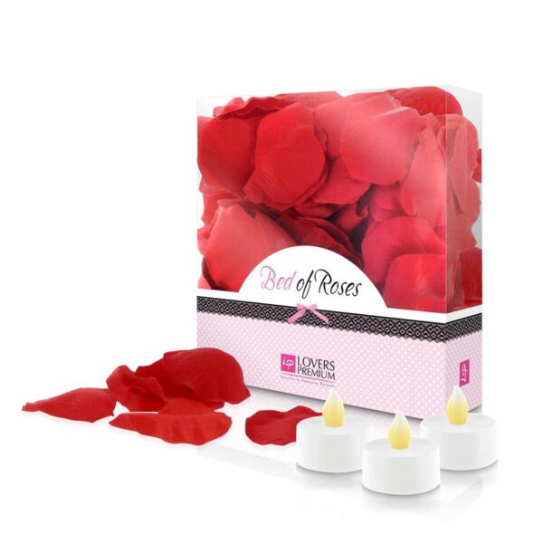 Loverspremium – Cama DE Rosas Color Rojo
