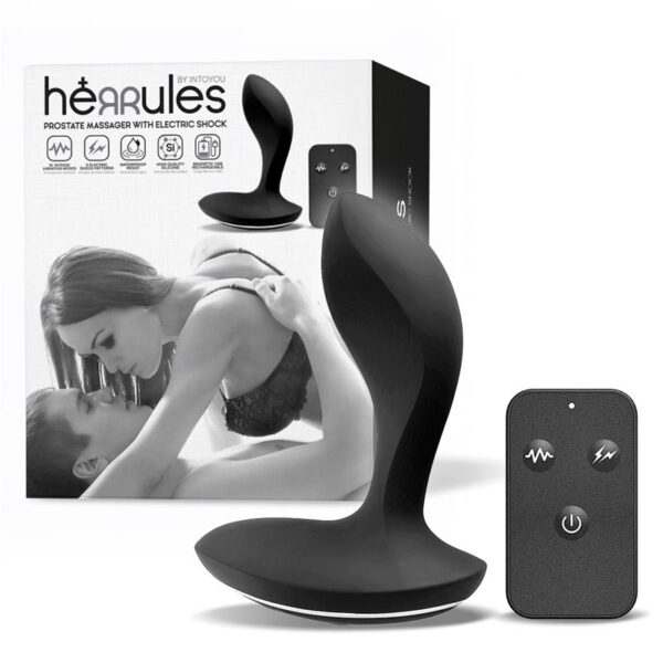 Masajeador Prostático Con Electro Shock Y Vibración Con Control Remoto