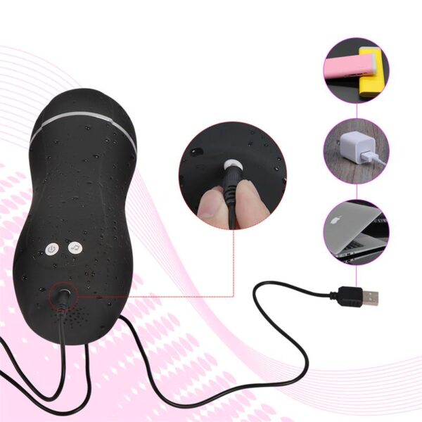Masturabdor Con Vibrador Usb Tiny Man - Imagen 11