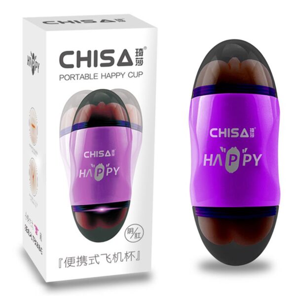 Masturbador Happy Cup Vagina Y Ano T-skin - Imagen 4