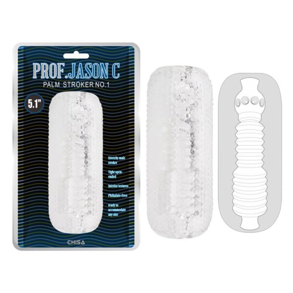 Masturbador Masculino Palm Stroker No. 1 - 4.9 Transparente