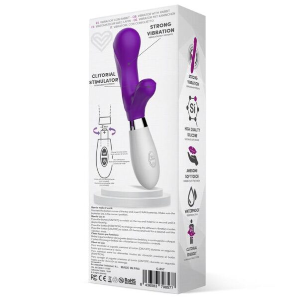 Maverdick Vibrador Silicona Púrpura - Imagen 3