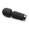Mini Masajeador Wand Recargable Silicona Negro - Imagen 9