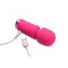 Mini Masajeador Wand Recargable Silicona Rosa - Imagen 11