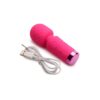 Mini Masajeador Wand Recargable Silicona Rosa - Imagen 10