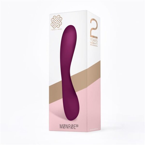 Monroe 2.0 Vibrador Silicona Líquida Inyectada Usb Púrpura - Imagen 4