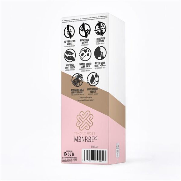 Monroe 2.0 Vibrador Silicona Líquida Inyectada Usb Púrpura - Imagen 5