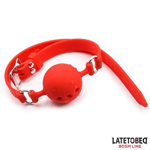 Mordaza Bola Silicona Transpirale S – 4 Cm - Imagen 4