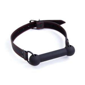 Mordaza DE Hueso Ajustable Silicona Negro