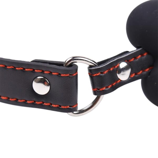 Mordaza Forma DE Hueso Silicona 12 Cm Negro - Imagen 6