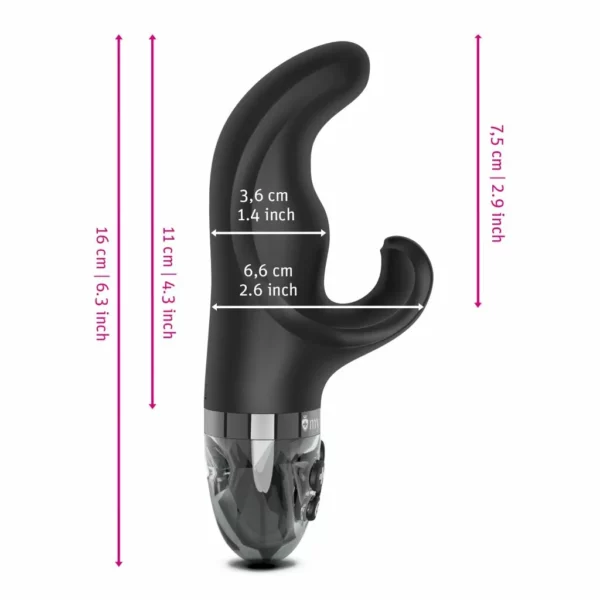 Mystim Bob – Vibrador Conejito E-Stim | Doble placer con electroestimulación - Imagen 5