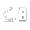 Nami Huevo Vibrador Con Contol Remoto Silicona Líquida Unibody - Imagen 5