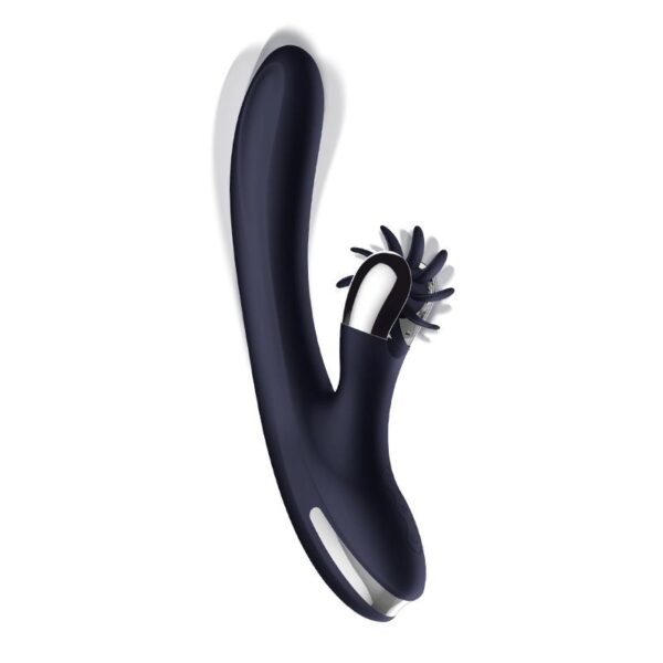 Navyspace Vibrador Con Lenguas Rotadoras Azul - Imagen 2