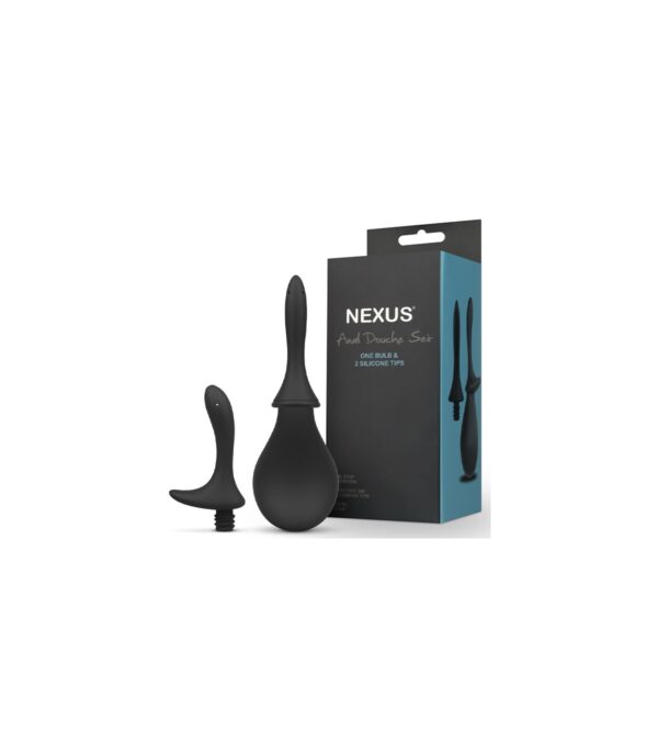 Nexus Set Ducha Anal 260 Ml Con Dos Cabezales Silicona - Imagen 5