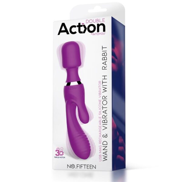 No. Fifteen Vibrador Y Masajeador 3 Motores Independientes - Imagen 2