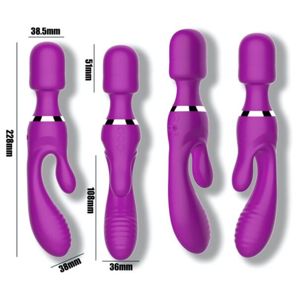 No. Fifteen Vibrador Y Masajeador 3 Motores Independientes - Imagen 5