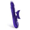 No. Fourteen Vibrador Función Telescópica Ondulante Y Lengua Alta Frecuencia Silicona Líquida Usb - Imagen 4