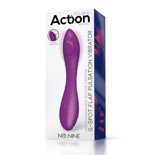 No. Nine Vibrador Punto G Función DE Pulsación Usb Magnético Silicona - Imagen 2