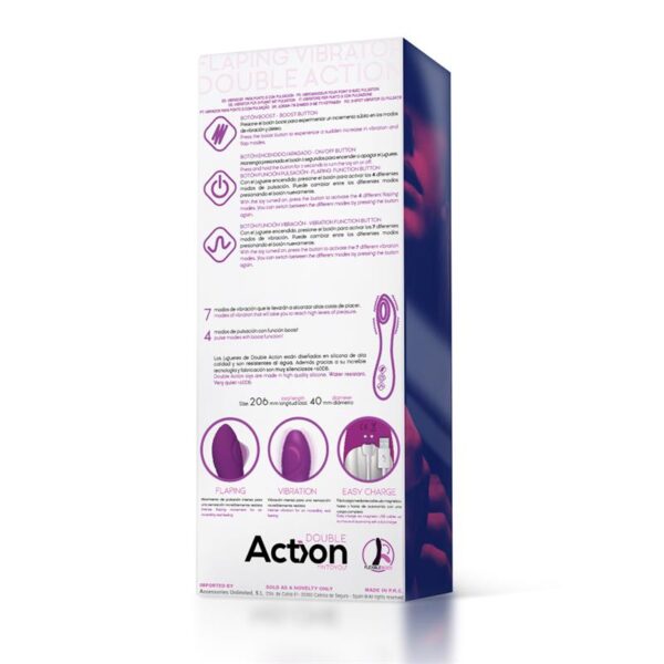 No. Nine Vibrador Punto G Función DE Pulsación Usb Magnético Silicona - Imagen 3
