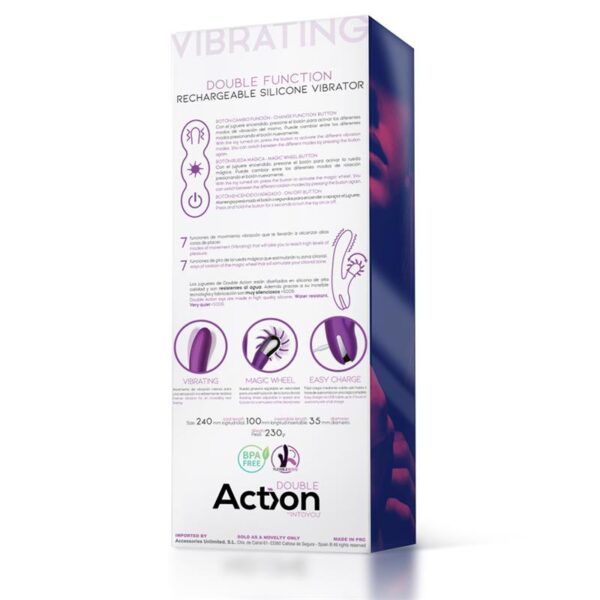 No. One Vibrador Con Rueda Estimuladora - Imagen 5