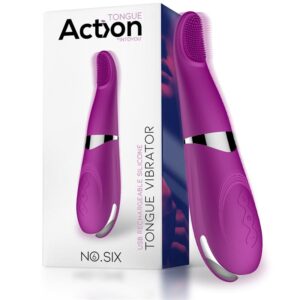 No. Six Lengua Vibradora DE Clítoris Y Punto G Usb Silicona