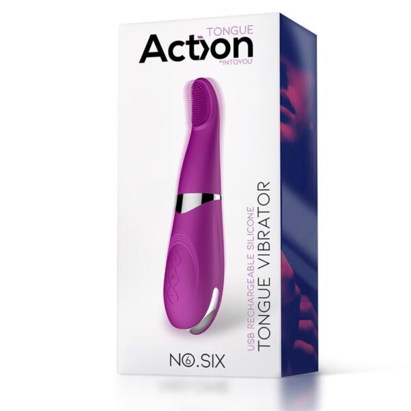No. Six Lengua Vibradora DE Clítoris Y Punto G Usb Silicona - Imagen 5