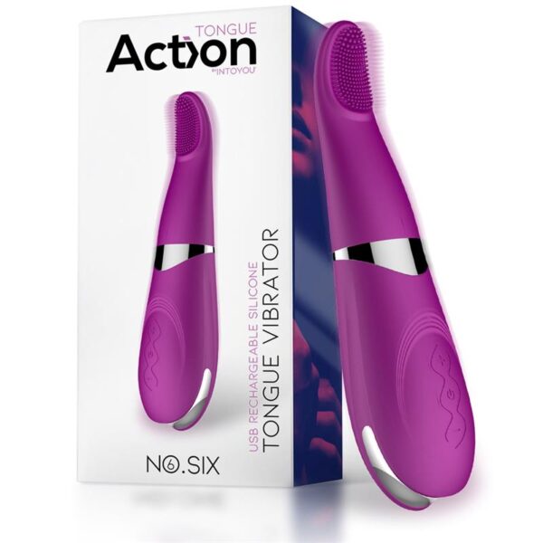 No. Six Lengua Vibradora DE Clítoris Y Punto G Usb Silicona