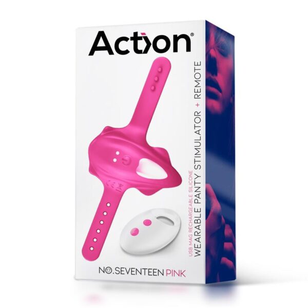 No.seventeen Estimulador DE Braguita Control Remoto Usb Magnético Rosa - Imagen 12