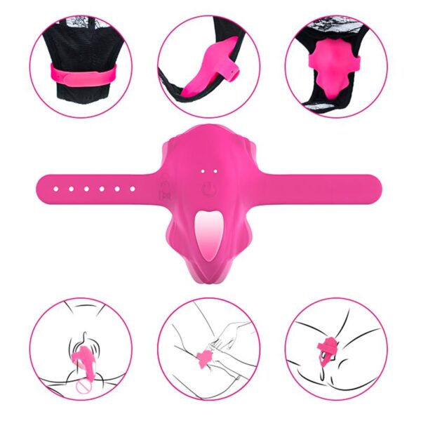No.seventeen Estimulador DE Braguita Control Remoto Usb Magnético Rosa - Imagen 8