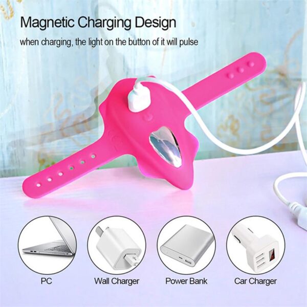 No.seventeen Estimulador DE Braguita Control Remoto Usb Magnético Rosa - Imagen 9