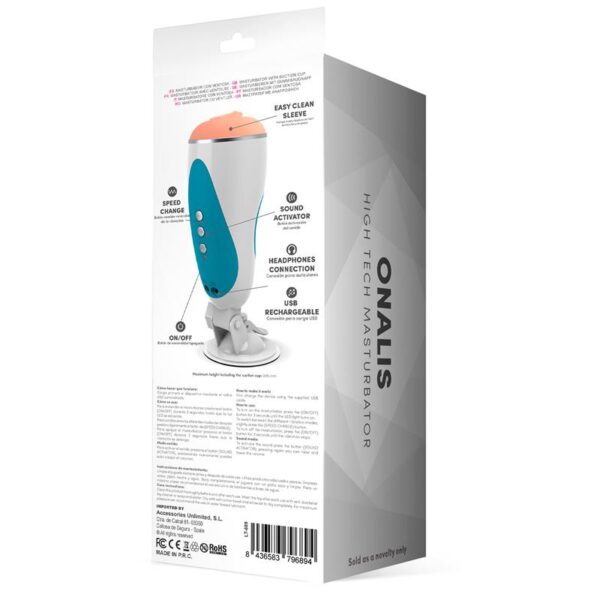 Onalis High Tech Masturbador Sistema Gemidos Y Vibración Vagina Usb - Imagen 3