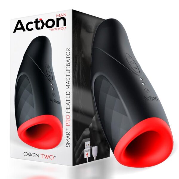 Owen Two Masturbador Presión Variable Smart Pro Función DE Calor Usb