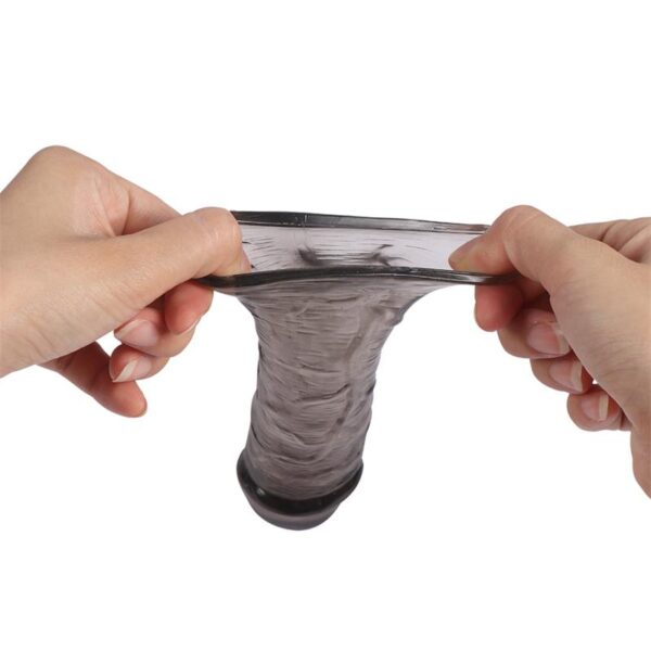 Pack 3 Fundas Para El Pene Alex Color Negro - Imagen 4