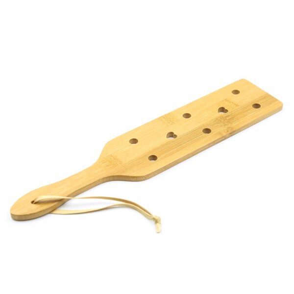 Pala DE Bambú Con Corazones 33 Cm - Imagen 3